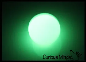 Curious Minds Toys - Glow Nee Doh Soft Fluff- Filled Squeeze Stress Ball