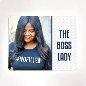 Giftcart Cute Personalised The Boss Lady Magnet for Fridge and Home Decoration | Memory Photo Frame, Best Birthday